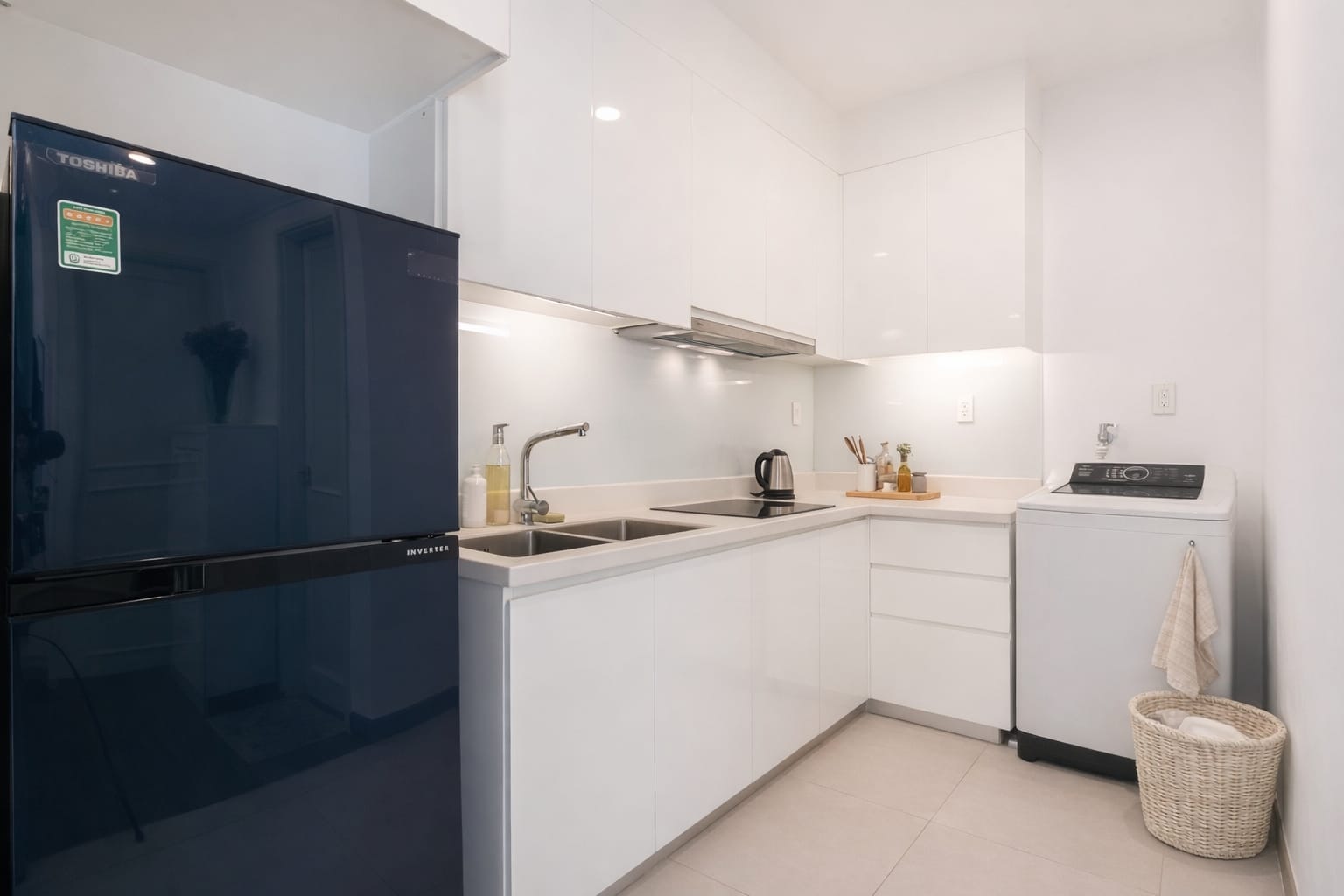 Private bathroom in a 1 bedroom apartment in Ho Chi Minh City