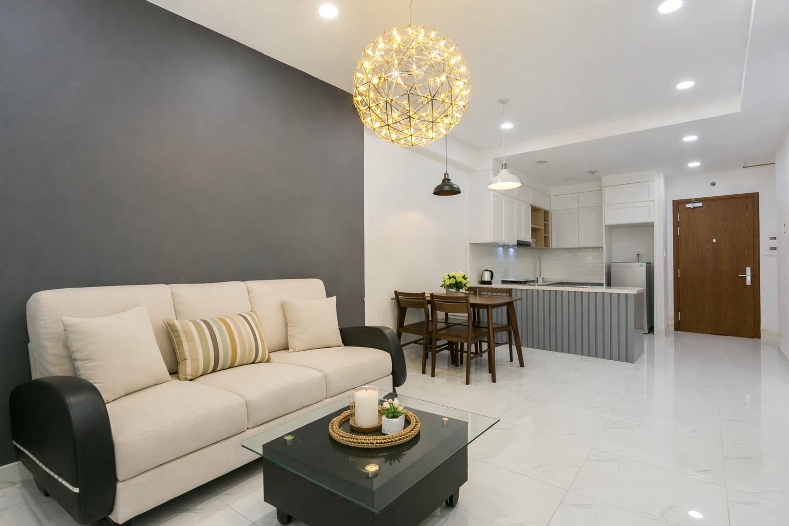 2 Bedroom Apartment, 1 Bathroom at Saigon Apartment