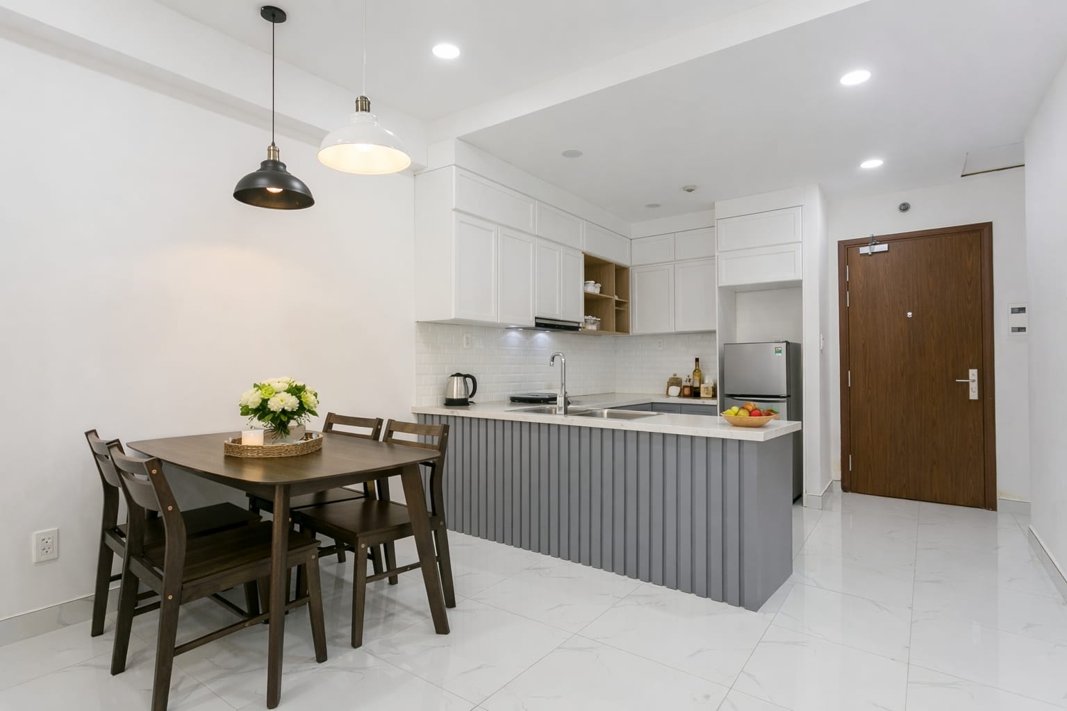 Bathroom in a 2-bedroom apartment at Saigon Apartment