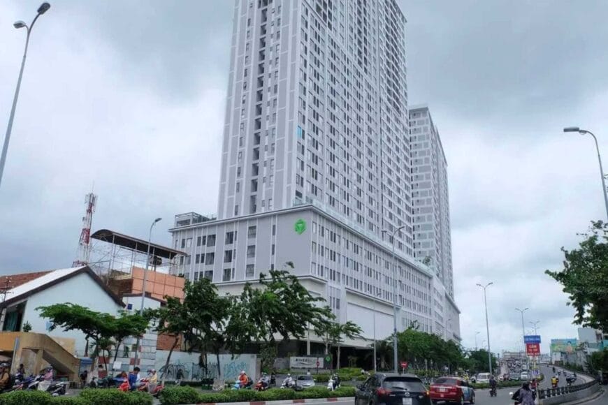 Một trong những dự án căn hộ chung cư có hình thức cho thuê ngắn hạn theo ngày tại khu vực bến vân đồn quân 4